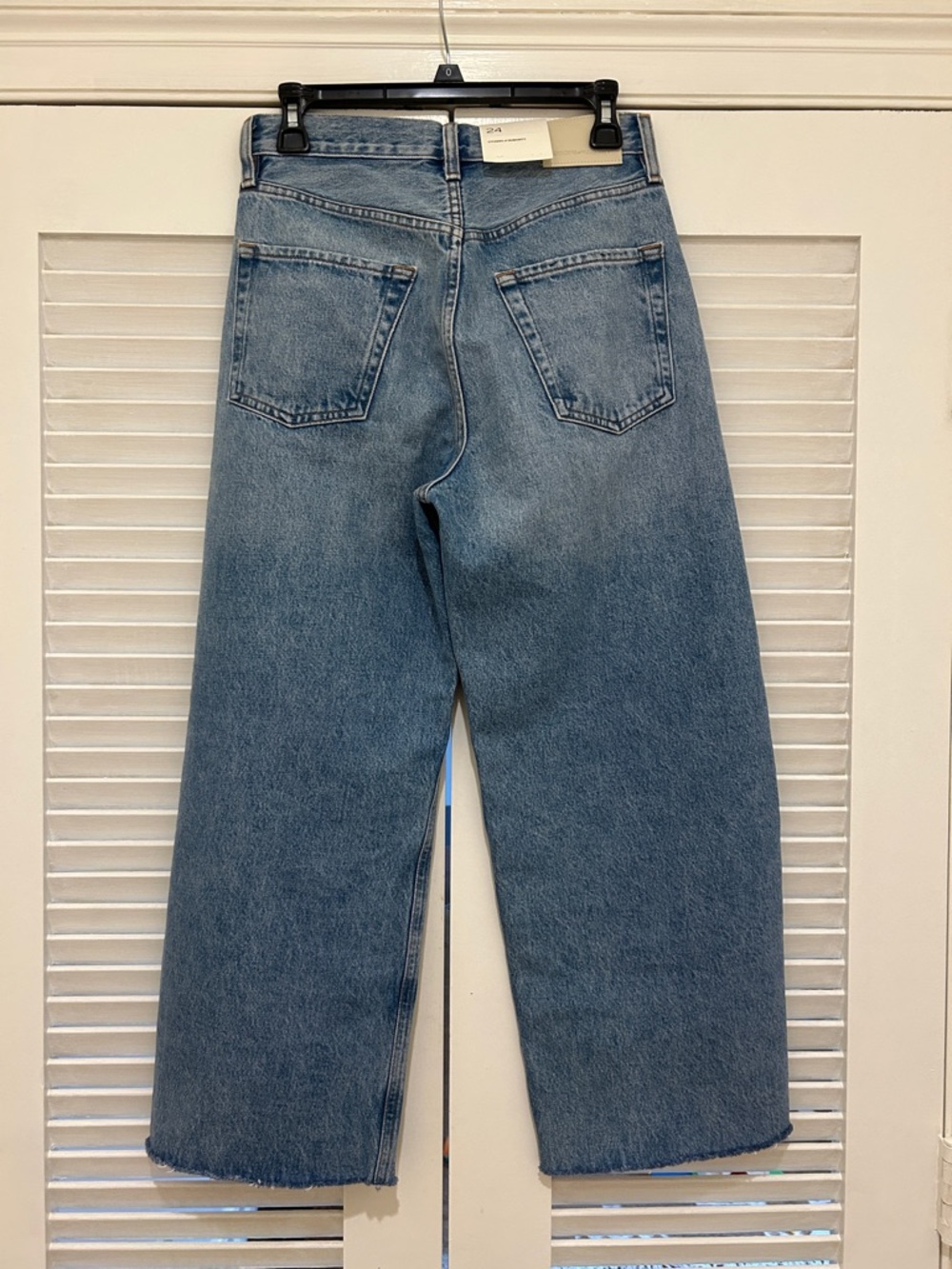 NWT Citizens of Humanity Ayla raw hem crop barrel leg jeans, size 24 - Picture 2 of 4